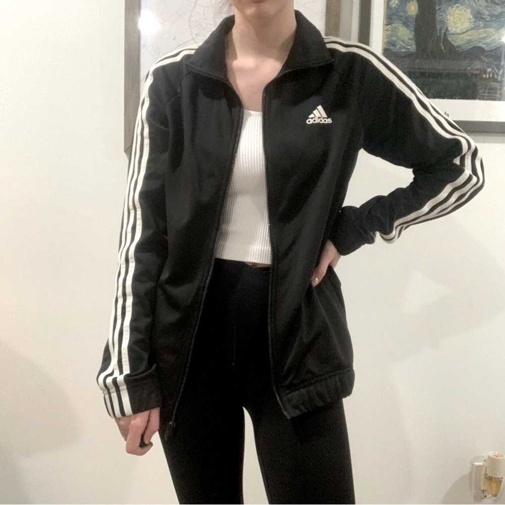 Adidas Superstar Track Jacket Black Unisex Size Small